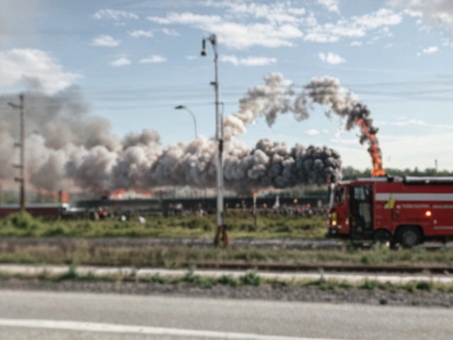 Grote brand veroorzaakt urenlange verstoringen van treinverkeer in Groningen